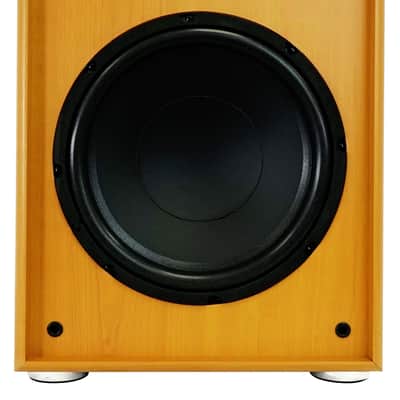 Rockville Rock Shaker 10" Inch Wood 600w Powered Home Theater Subwoofer Sub image 4