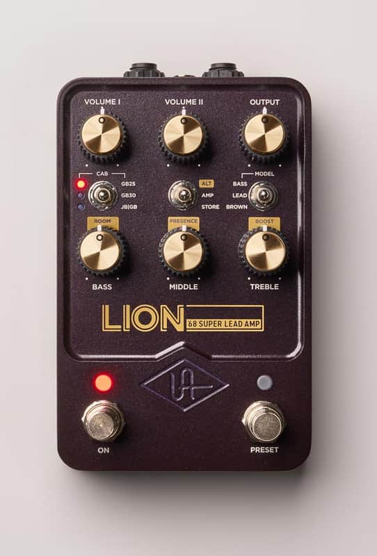 Universal Audio UAFX LION ‘68 Marshall Super Lead Amp Pedal image 1