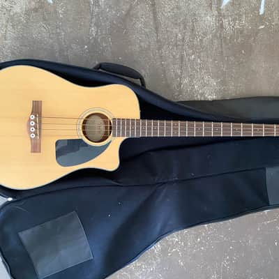 Fender CB-100CE Acoustic-Electric Bass 2010s - Natural image 1