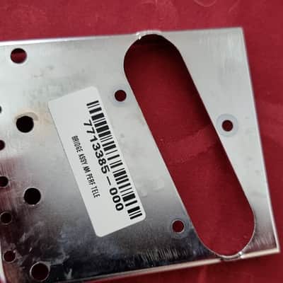 Fender Telecaster Bridge 2023 - Chrome / Brass image 5
