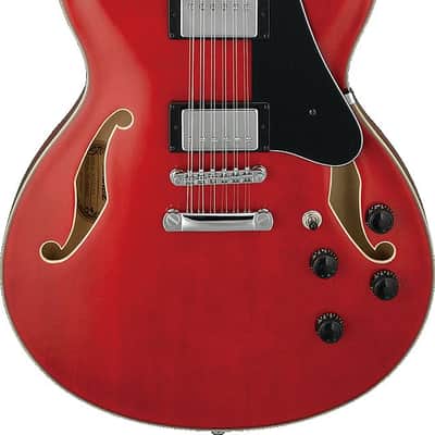 Ibanez AS7312TCD 12 String Semi Hollow Electric Guitar 2025 - Transparent Cherry Red NEW image 2
