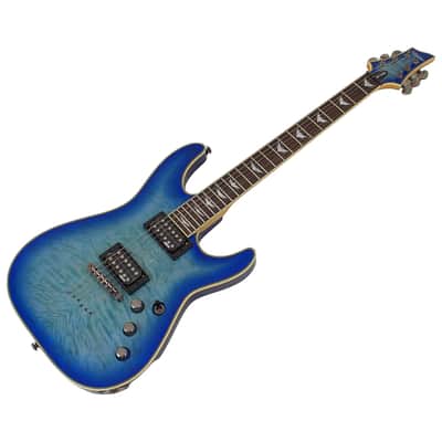 Schecter Omen Extreme-6 Guitar Ocean Blue Burst B-Stock 1132 image 1