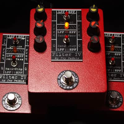 Ivy Pedals Filter IV v2 - NEW - SUNSET Red/Orange/Yellow 2026 image 9