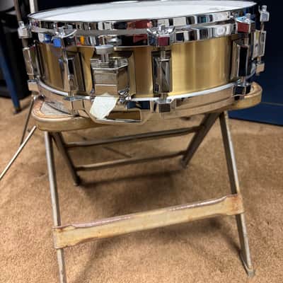 SOLID (Craviotto - Select) 4x14 Heavy Bell Brass Snare Drum (c. 1989) SUPER RARE! image 4