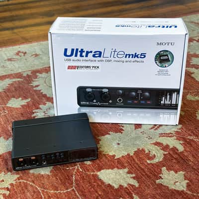 MOTU Audio Ultralite-mk5 USB Audio Interface w/Half-Rack Mounting Kit image 4