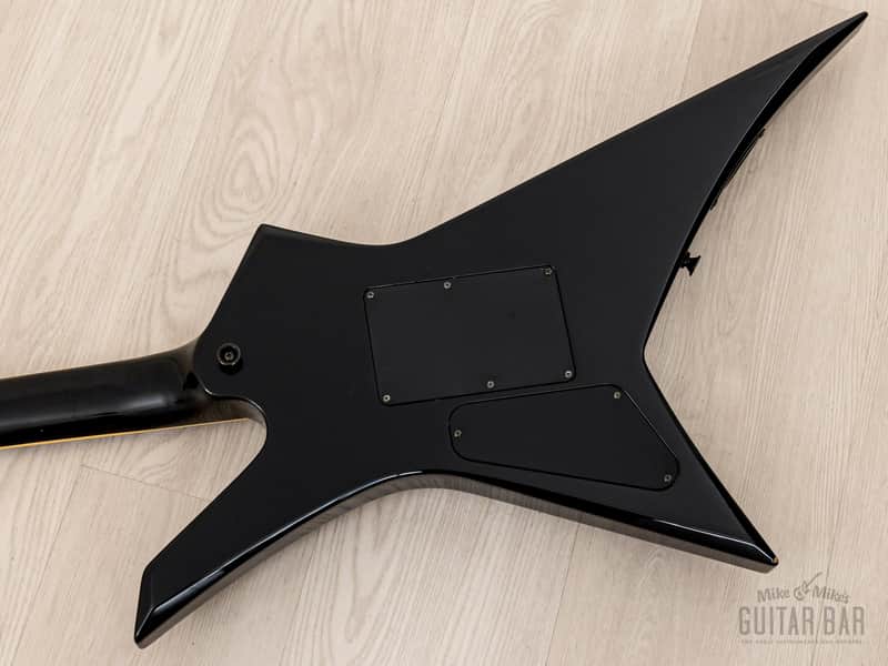 2001 Jackson Stars KS-138 Kelly Star Neck Through Black w/ Floyd