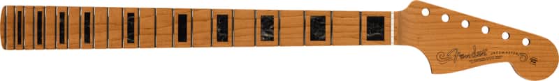 Fender Roasted Jazzmaster Neck Block Inlays 22 Medium Jumbo Frets 9.5" Radius Maple Modern C Shape