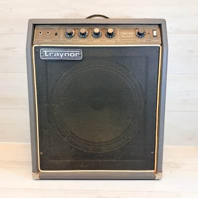 Traynor TS-25B Vintage 25-Watt 1x15 Solid State Bass Combo Amp Made in Canada 1970's image 1