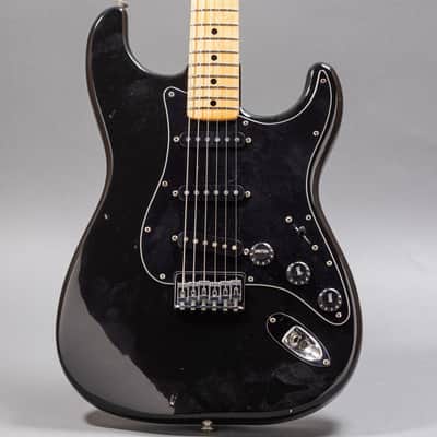 Fender Stratocaster Hardtail 1977, Black image 1