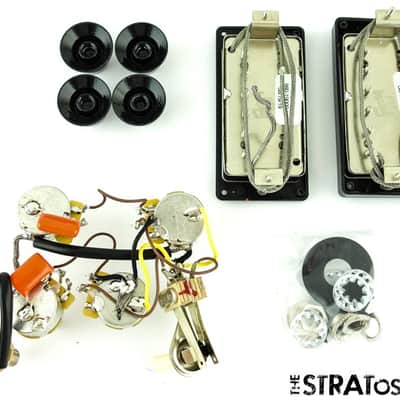 USA Gibson SG Standard '61 Burstbucker PICKUPS POTS KNOBS &JACK, American Nickel image 2