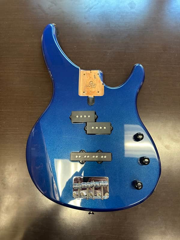 Yamaha TRBX174 Bass Body with electronics - Blue Metallic image 1