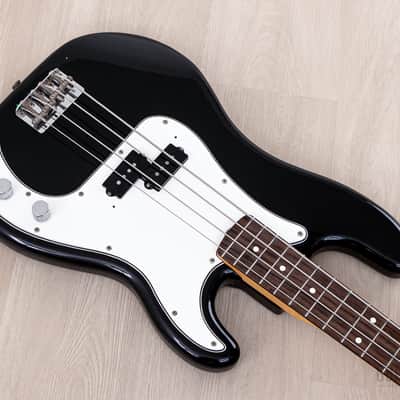 1982 Fender JV Precision Bass ‘62 Vintage Reissue PB62-75 Black w/ Case & Tags, Japan MIJ Fujigen image 9
