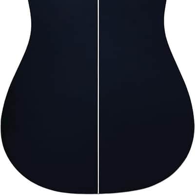 Washburn Deep Forest Burl 6 String Acoustic Guitar, Right, Black Fade (DFBDB) image 2