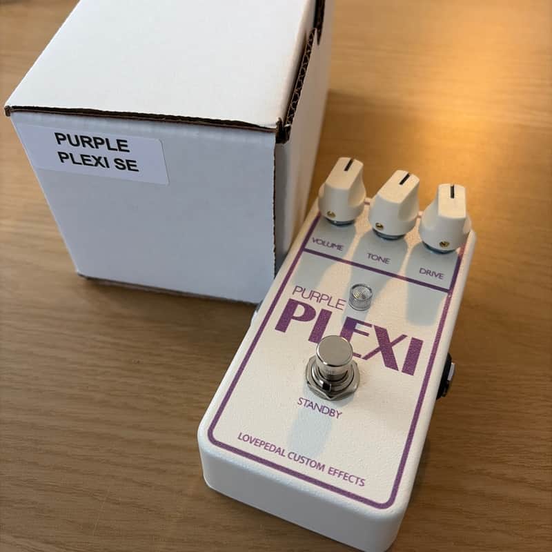 Lovepedal Purple Plexi SE Ltd edition reverse colours image 1