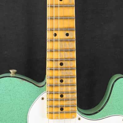 Fender Custom Shop '60s Custom Telecaster Thinline Relic Aged Seafoam Green Sparkle image 6