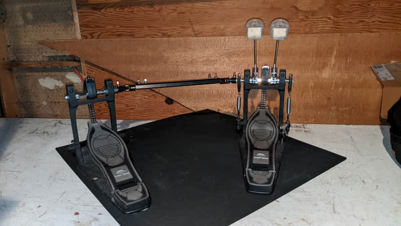Eccentric System Quick Torque Double Pedal 2020 - Black and Silver imagen 1