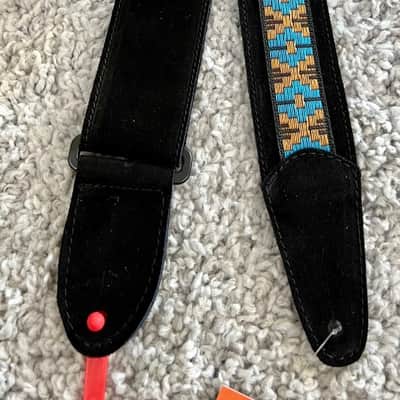 Henry Heller 2" Wide Adjustable Peruvian Guitar Strap, Made in Peru #HP-2BLK-03 image 4