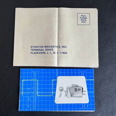 Stanton 881S MM Phono Cartridge with D81S retipped stylus and original box image 17