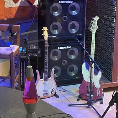 Tom Hamilton's Aerosmith, Sadowsky NYC - Pink Sparkle 4-String Bass (TH2 #11) PLUS Personalized NHL Hockey Jersey. AUTHENTICATED! image 4