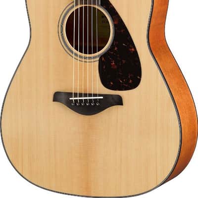 Yamaha FG800 Folk Dreadnought Acoustic Guitar, Natural image 1