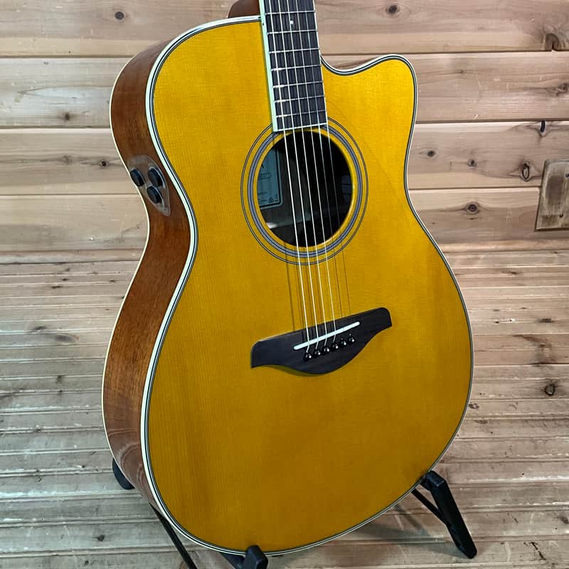 Yamaha FSC-TA TransAcoustic Guitar - Vintage Tint image 1