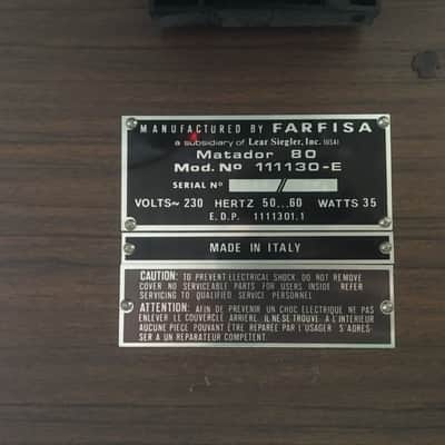 Farfisa Matador 80 1975 image 7