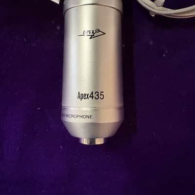 Apex 435 Large-Diaphragm Studio Condenser Mic - Silver (2x available, price is for one) image 2