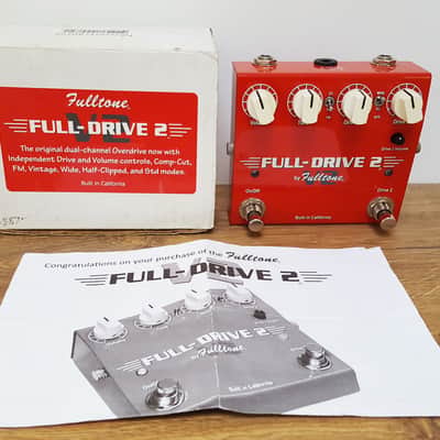 Fulltone Full-Drive 2 V2 2018 - Present - Red image 1