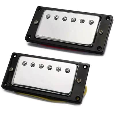 Double Coil Sealed Humbucker Pickup Set – Neck & Bridge for Electric Guitar, Crisp & Bright Tone image 1