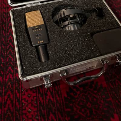 AKG C414 XLII Large Diaphragm Multipattern Condenser Microphone 2010s - Black image 3