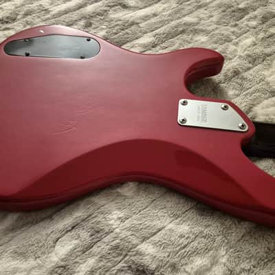 1988 Yamaha RBX200 w/ DiMarzio Pickup - OHSC - Candy Apple Red - Black Gloss Neck - 4-String Bass image 12