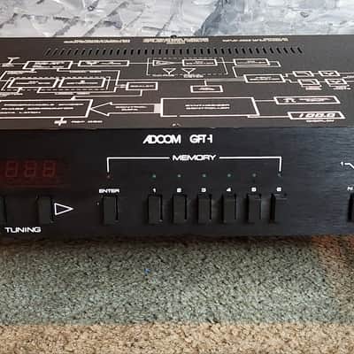 Adcom Adcom GFT-1/GFT-1 vintage AM/FM stereo tuner 80s  - Black image 4