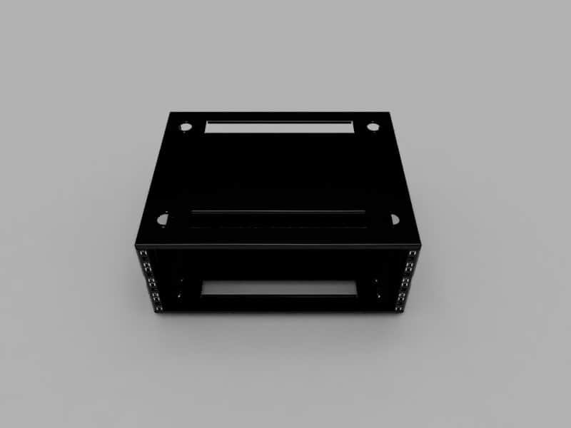 Freekie Audio 4U Slim Rack Case - RAL 9005 Jet Black image 1