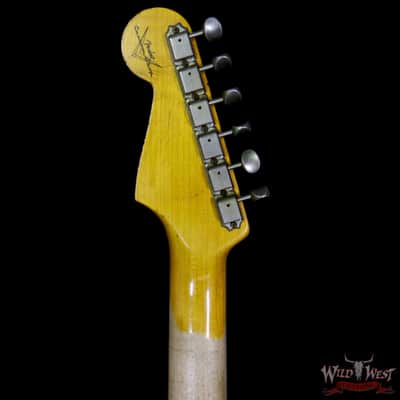 Fender Custom Shop 1962 Stratocaster HSS Floyd Rose Heavy Relic Lake Placid Blue image 10