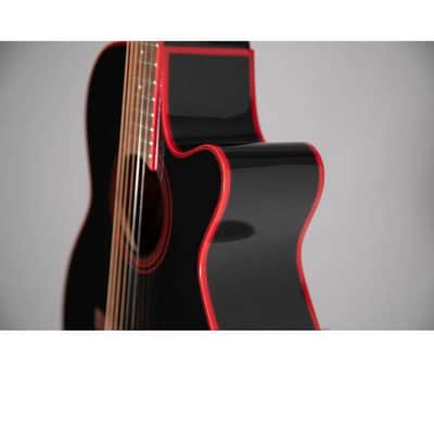 Guitare Folk Electro Takamine GF49CE-CB - FX Cutaway Cosmic Black Sparkle image 3