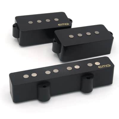 EMG Geezer Butler 4 String PJ Set Black - FREE STRINGS image 3