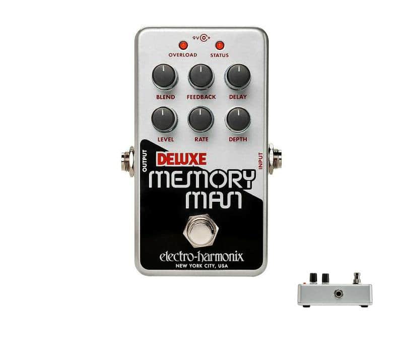 New - Electro-Harmonix Nano Deluxe Memory Man Analog Delay/Chorus/Vibrato Pedal image 1