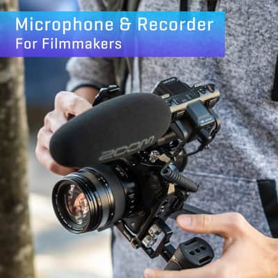 Zoom M3 MicTrak Stereo On-Camera Shotgun Microphone with 32-Bit Float, 90 degree, 120 degree, and MONO Mode, Shockmount, USB Microphone Compatible, and Battery Powered image 3
