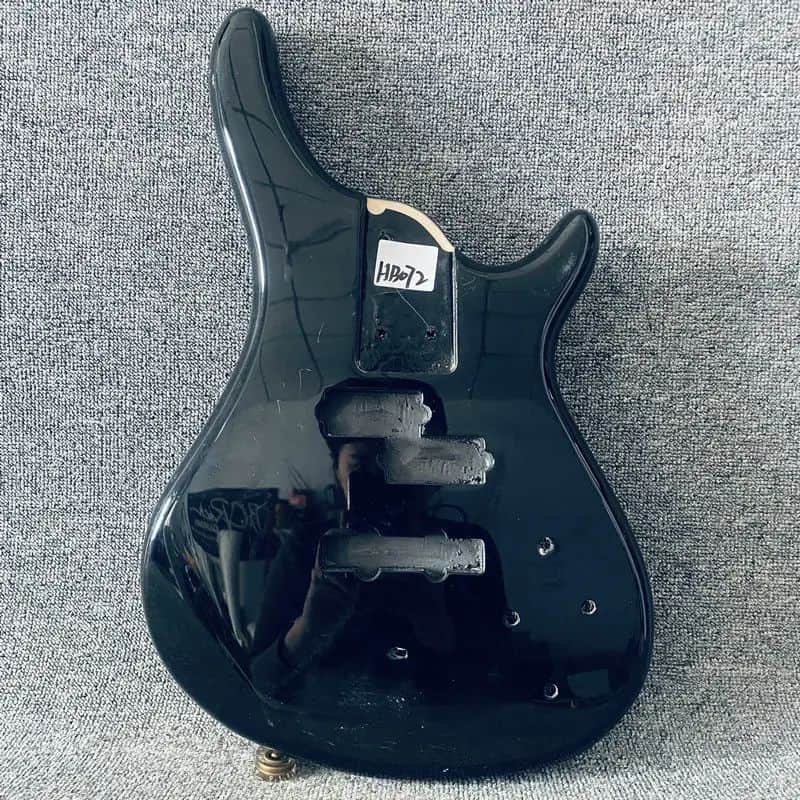 Black 4 String Bass Style Body image 1