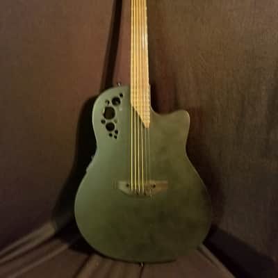 Ovation 1868tx Mod TX Super-shallow Bowl 2018 Satin Black image 1