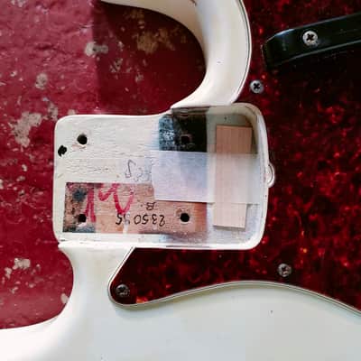Fender Jazz bass 1968 - Olympic white image 12