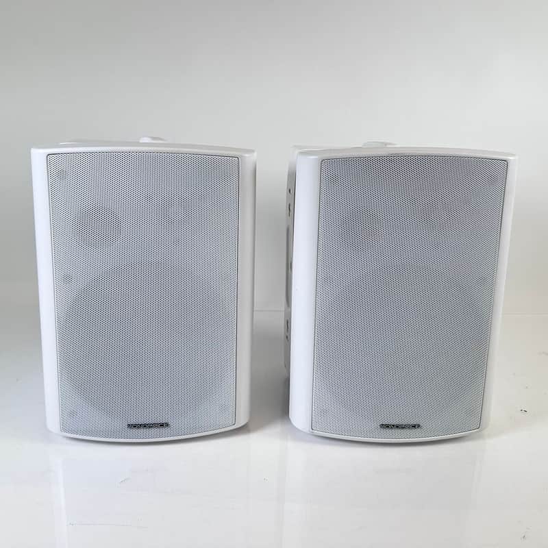 Monoprice MPA-25-WH Active Powered Wall Speakers image 1