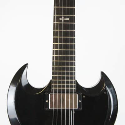 2001 Gibson SG TONY IOMMI Ebony Black in Original Case ~Killer Doom METAL RELIC~ Crosses Black Sabbath Very RARE image 9