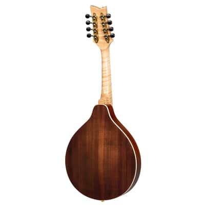 Ortega RMA200PF Americana Series A-Style Solid Flamed Maple Top Maple Neck 8-String Mandolin w/Croco Leather Case image 3