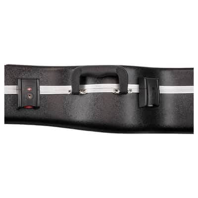 Ibanez MGB100C ABS 1150mm Hollow Body Hardshell Case with TSA-Approved Lock for AG Guitars (Black and Red) image 4