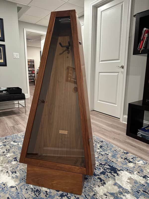 Acoustic Remedy ClimaCase - Triangle Floor Case with UV Filtering Glass 2015 - Walnut image 1
