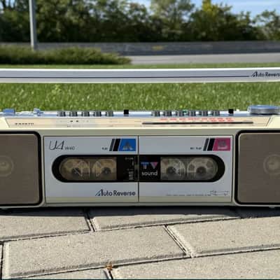 Sanyo U4 W40 Rare Vintage Cassette Deck Boombox Japan image 17