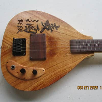 G.S.Monroe Beer Belly Electric Tenor Guitar 2025 - Natural image 2