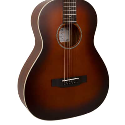 Gold Tone GT-Parlor-BR All Solid Wood Solid Sitka Spruce Top Mahogany Neck 6-String Acoustic-Electric Guitar w/Gig Bag image 1