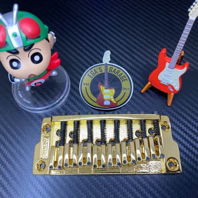 Ibanez Gibraltar Standard II Hardtail / Fixed Guitar Bridge RG/S - 8 String Gold Finish image 1